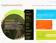 Tablet Screenshot of angeloueconomics.com